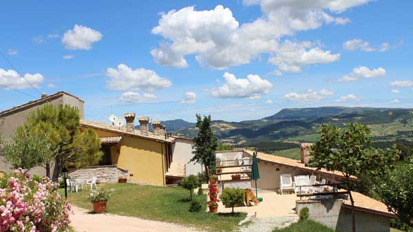 Casa vacanza La Contesa, entroterra Pesarese.